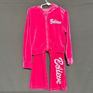 SHEIN Bright Pink Kids Matching Set